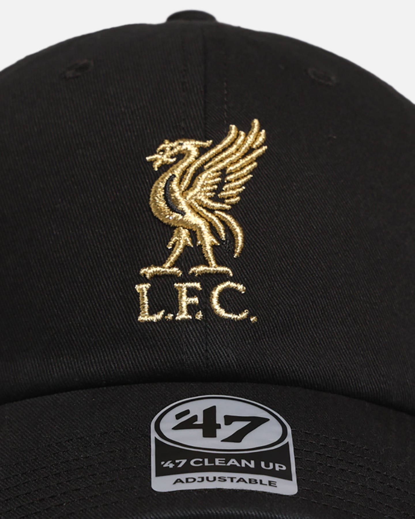 47 Brand Liverpool FC 'Metallic' 47 Clean Up Strapback Black/Gold