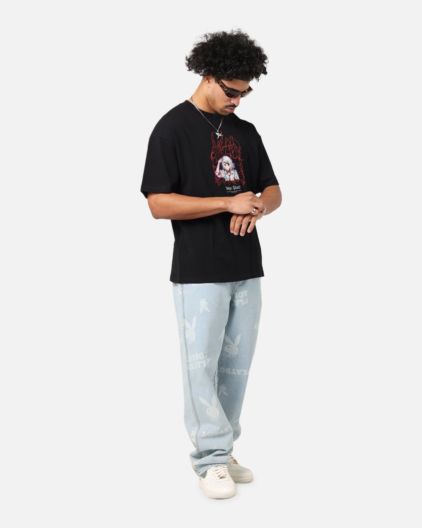 73 Studio X Tokyo Ghoul Juzo Vintage T-Shirt Black