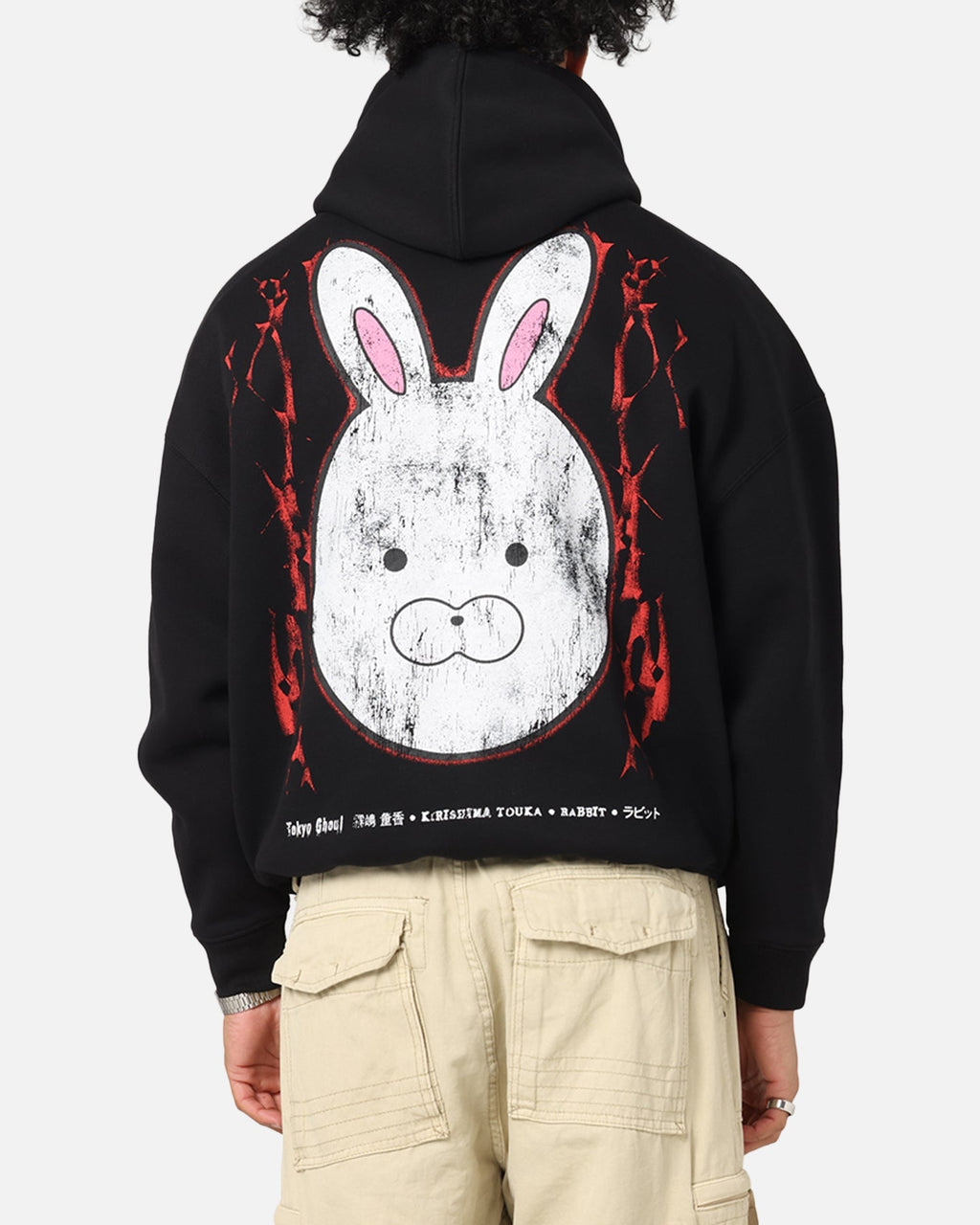 73 Studio X Tokyo Ghoul Rabbit Premium Hoodie Black