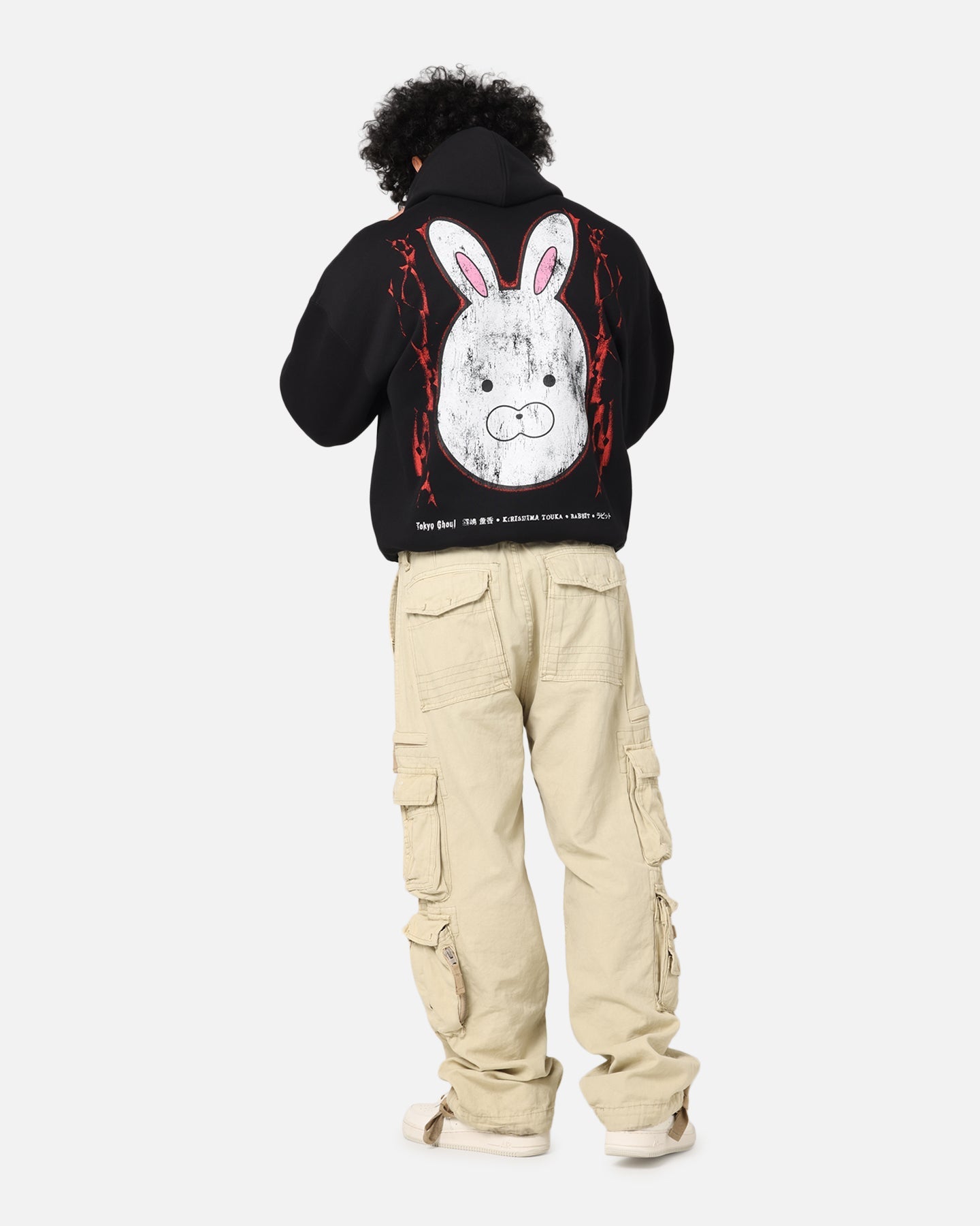 73 Studio X Tokyo Ghoul Rabbit Premium Hoodie Black