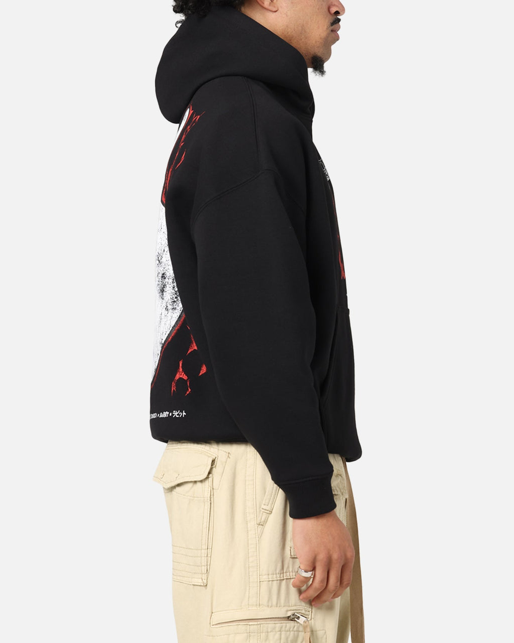 73 Studio X Tokyo Ghoul Rabbit Premium Hoodie Black