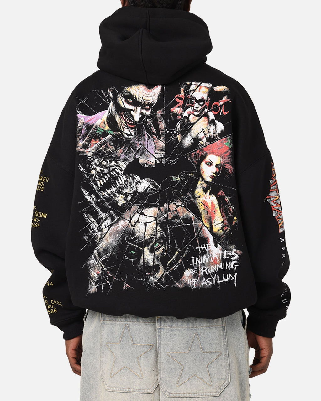 73 Studio X DC Batman Arkham Asylum Premium Hoodie Black