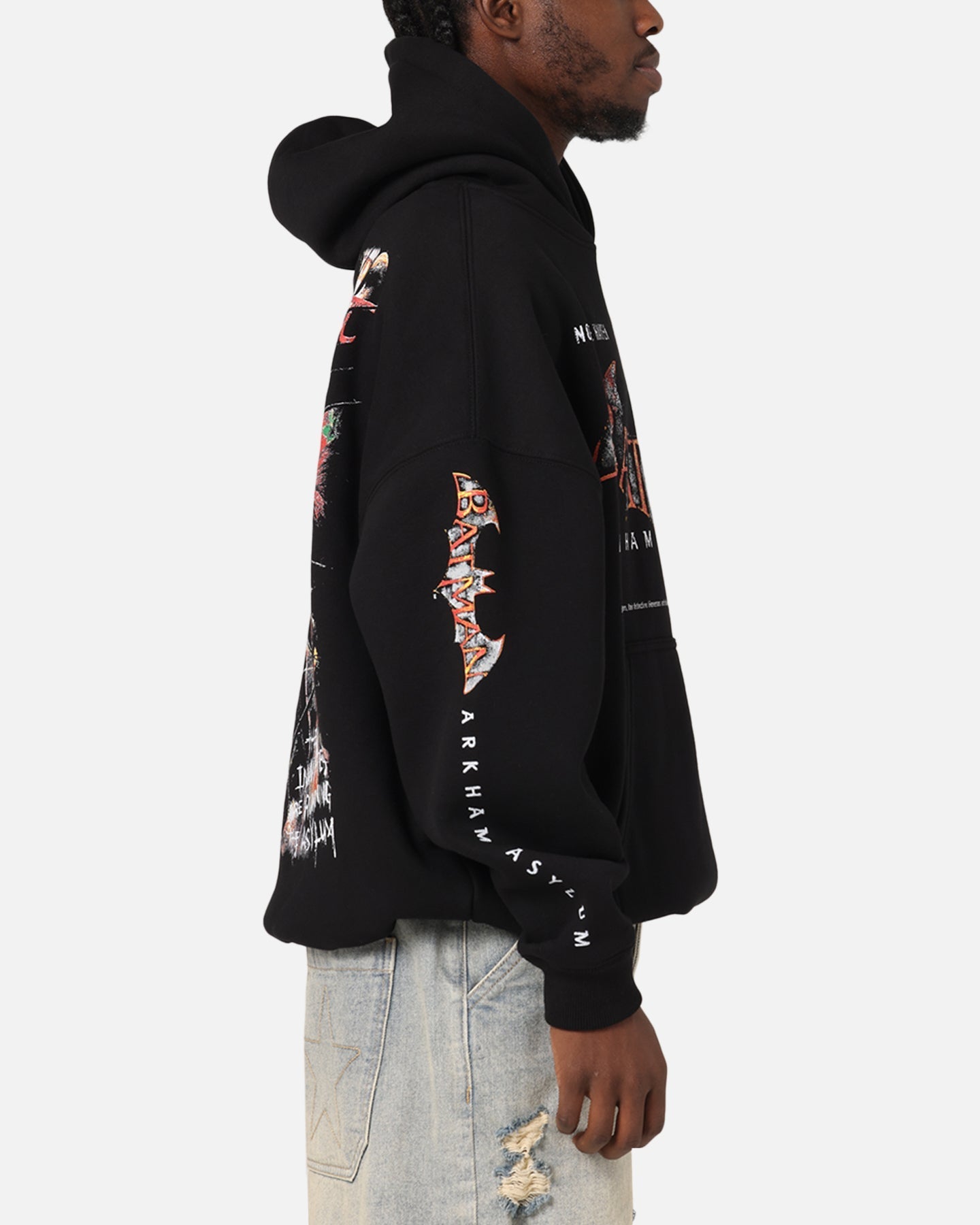 73 Studio X DC Batman Arkham Asylum Premium Hoodie Black
