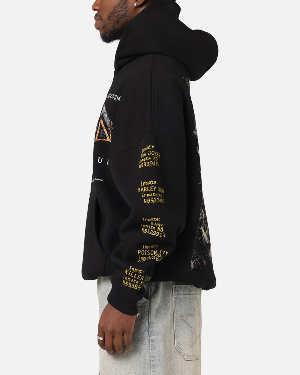 73 Studio X DC Batman Arkham Asylum Premium Hoodie Black