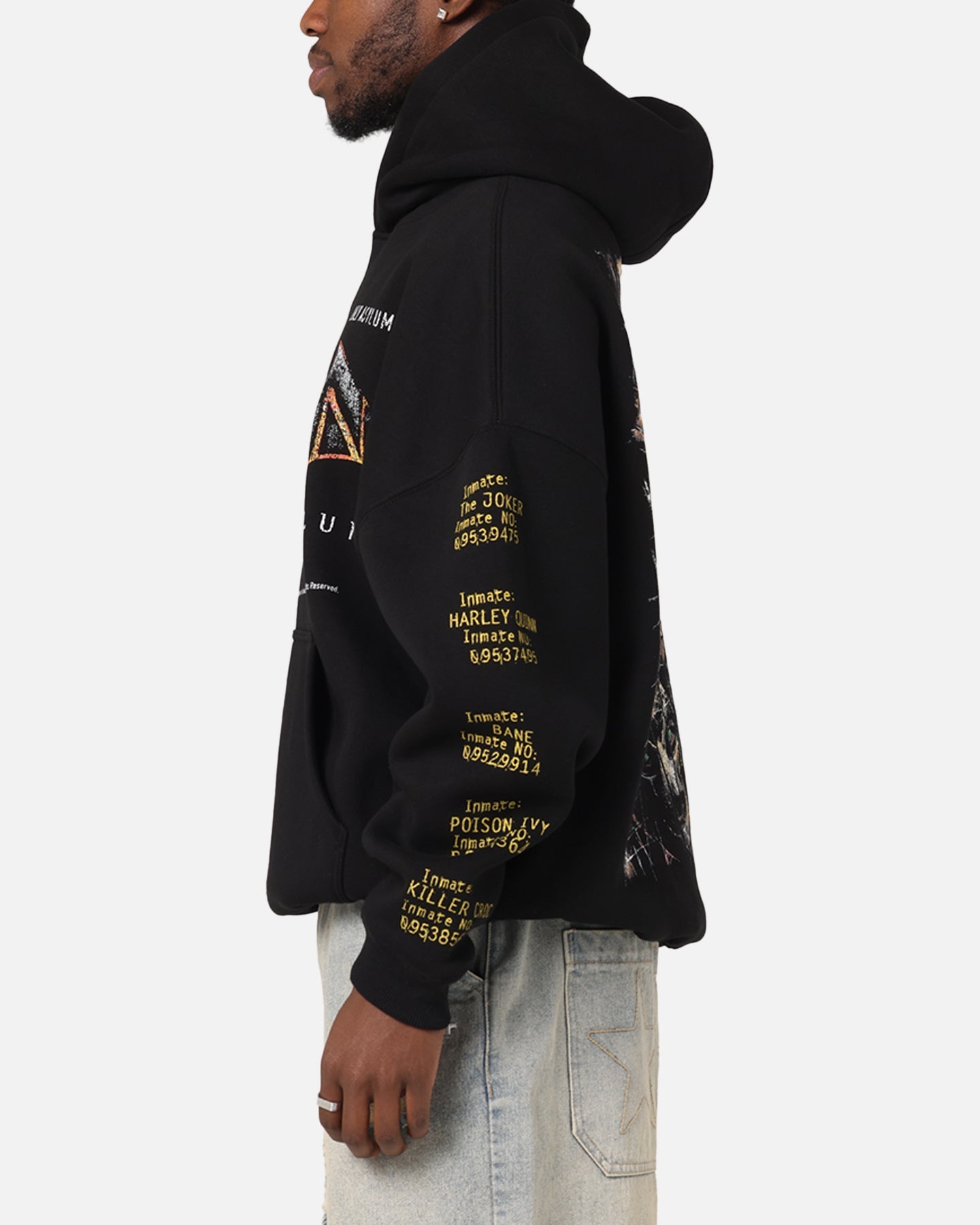 73 Studio X DC Batman Arkham Asylum Premium Hoodie Black