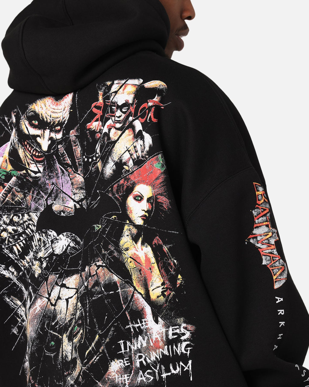 73 Studio X DC Batman Arkham Asylum Premium Hoodie Black