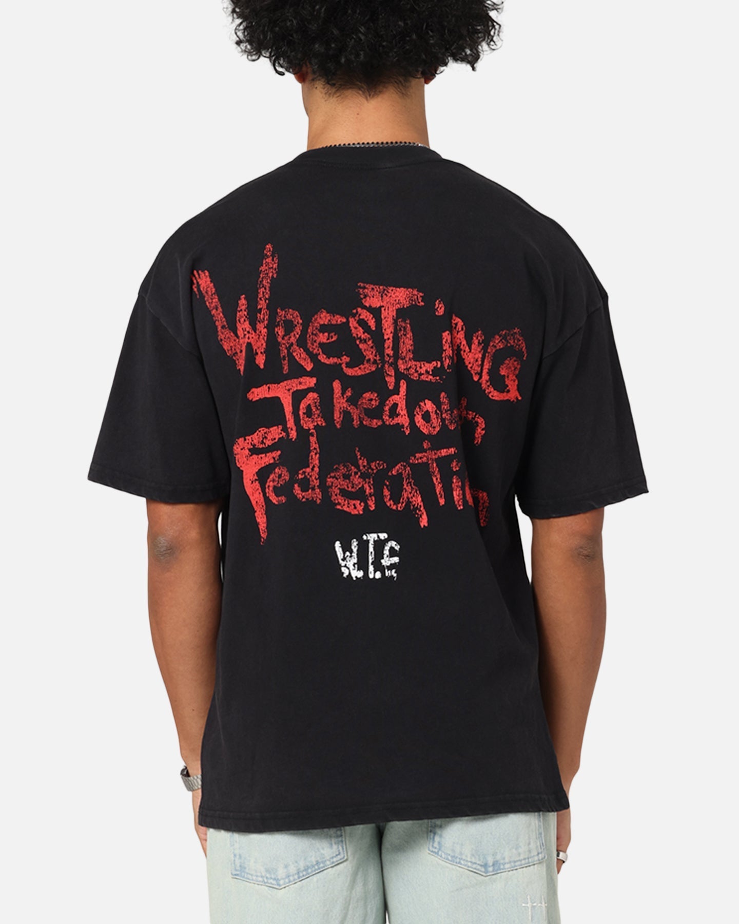 73 Studio X South Park WTF Vintage T-Shirt Black Acidwash