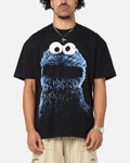 American Thrift X Sesame Street Cookie Monster Grail Heavy T-Shirt Black