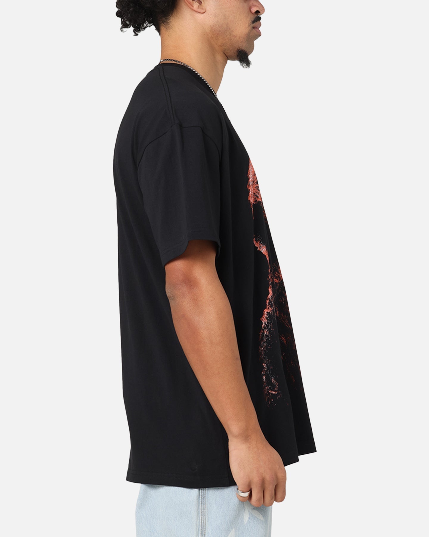 American Thrift X Sesame Street Elmo Grail Heavy T-Shirt Black