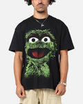 American Thrift X Sesame Street Oscar The Grouch Grail Heavy T-Shirt Black