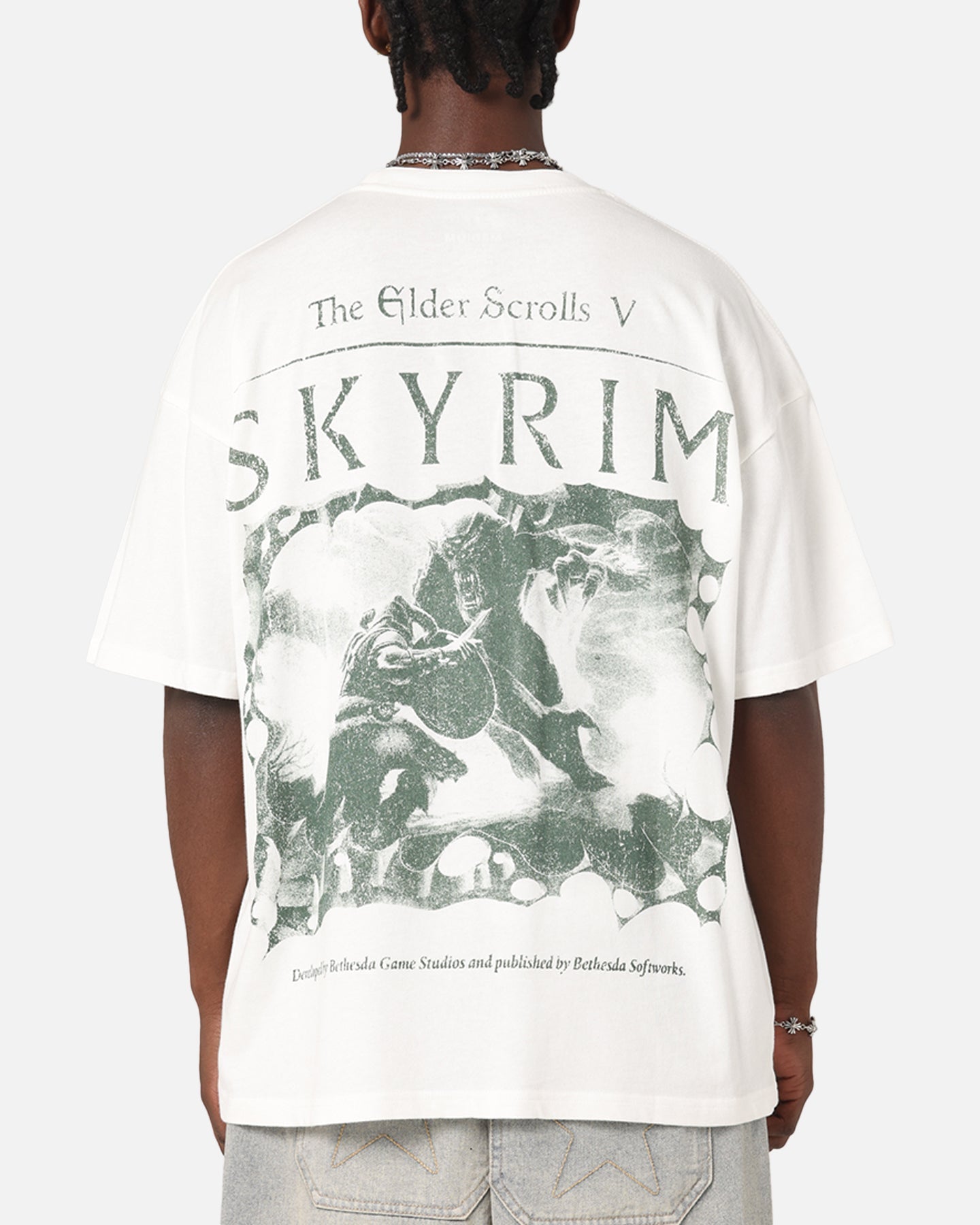 73 Studio X The Elder Scrolls V: Skyrim Vintage T-Shirt Off White