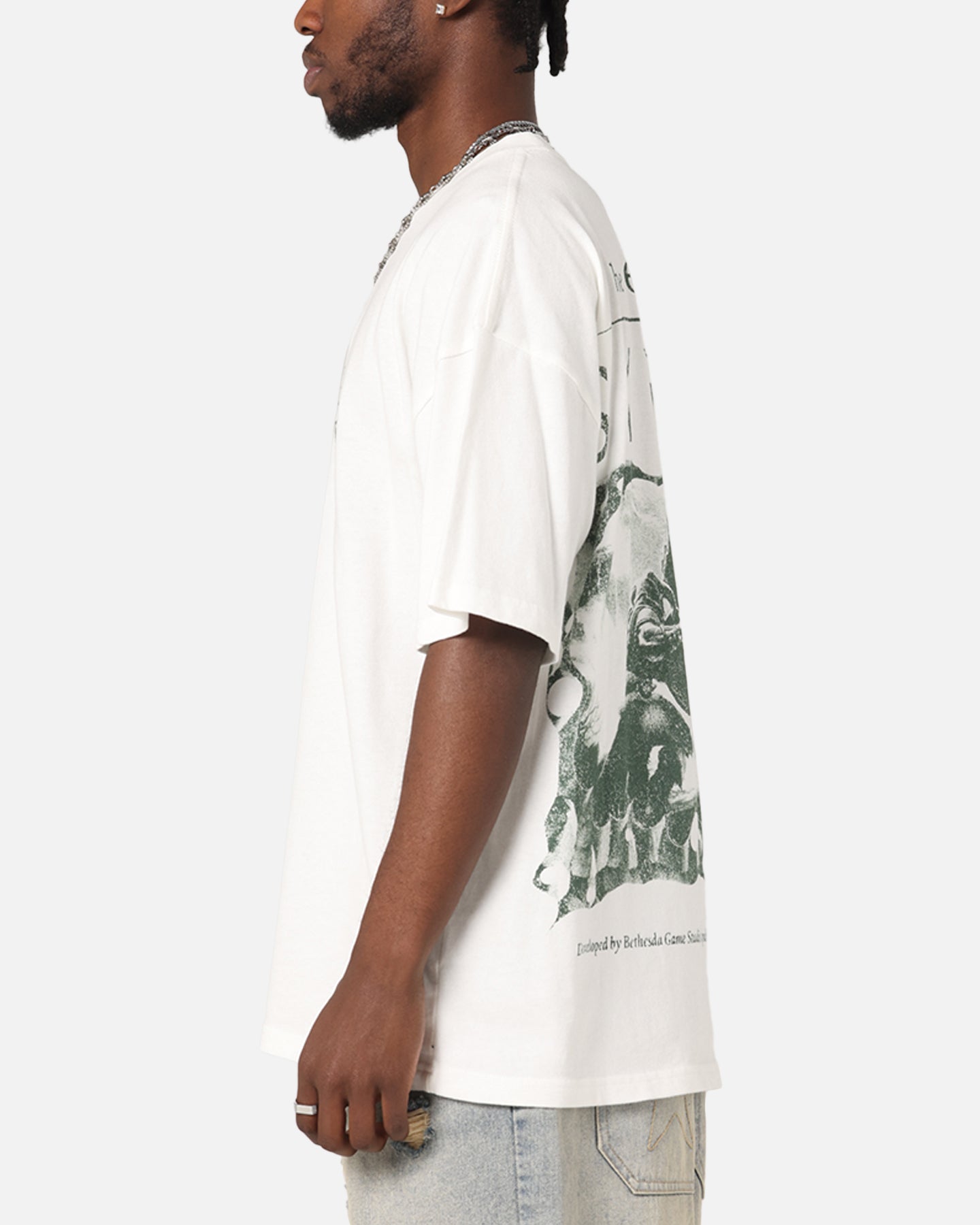 73 Studio X The Elder Scrolls V: Skyrim Vintage T-Shirt Off White