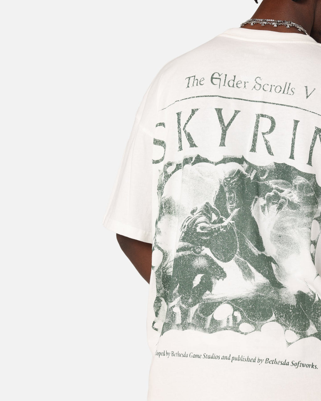 73 Studio X The Elder Scrolls V: Skyrim Vintage T-Shirt Off White