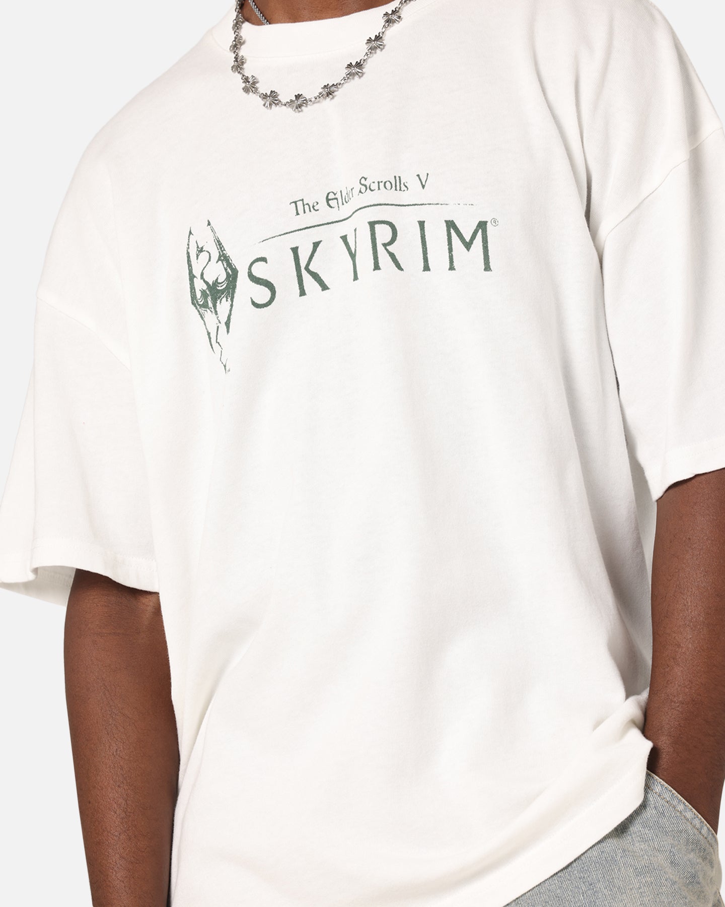 73 Studio X The Elder Scrolls V: Skyrim Vintage T-Shirt Off White