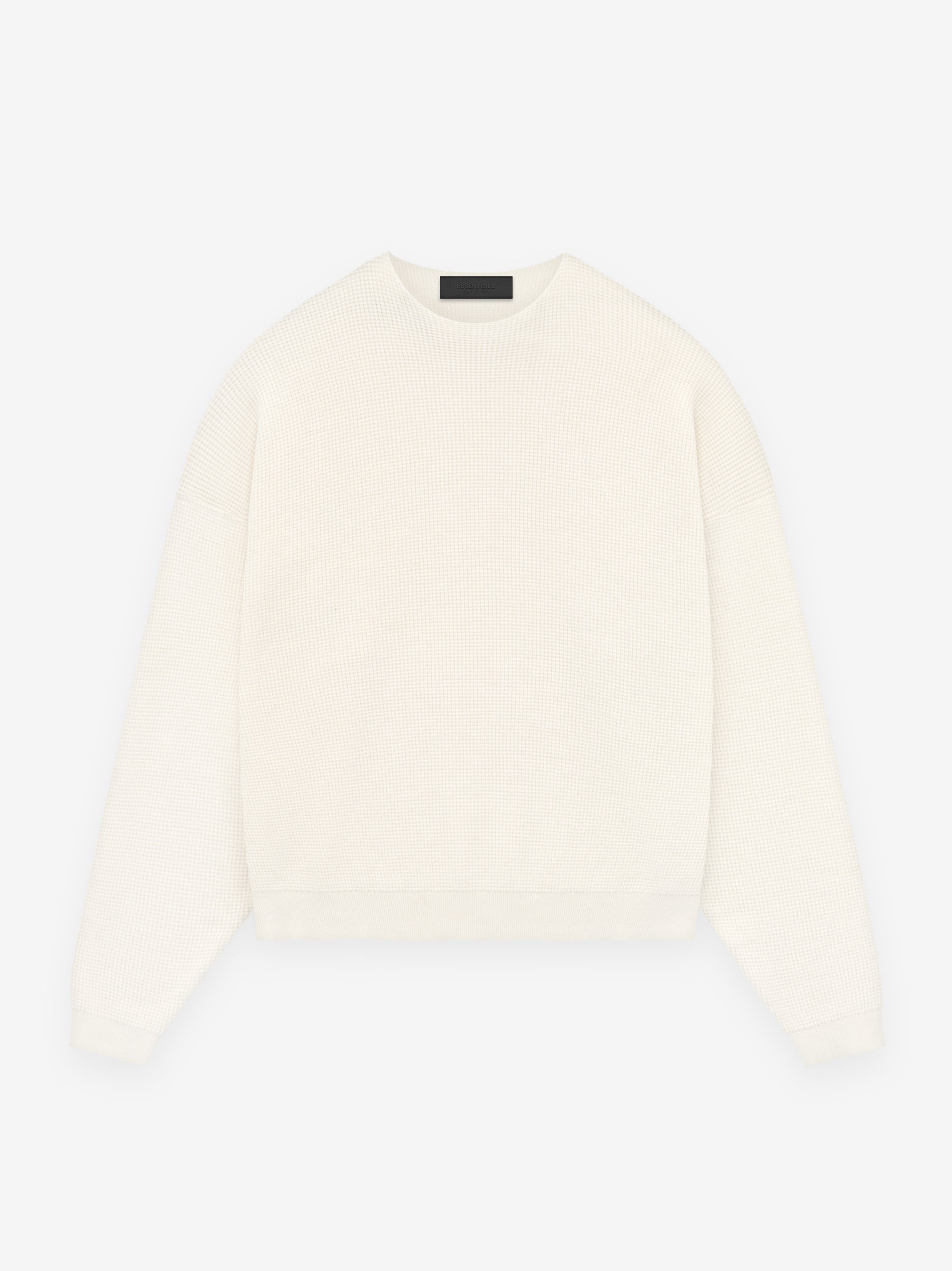 Waffle Crewneck Sweater