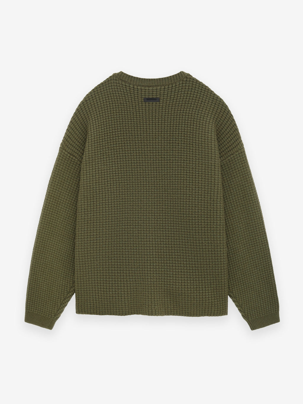 Heavy Waffle Crewneck Sweater