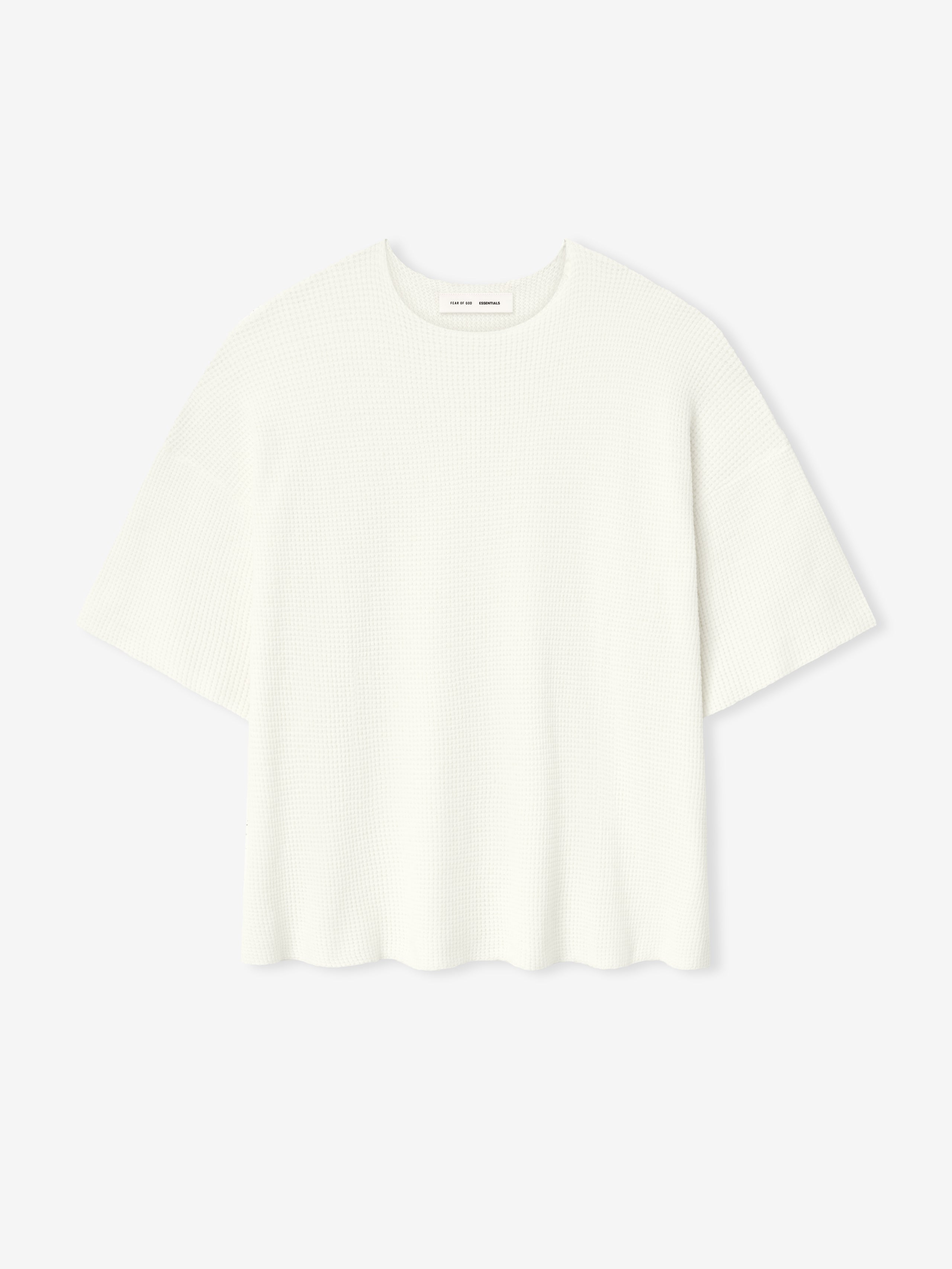 Waffle Short Sleeve Sweater