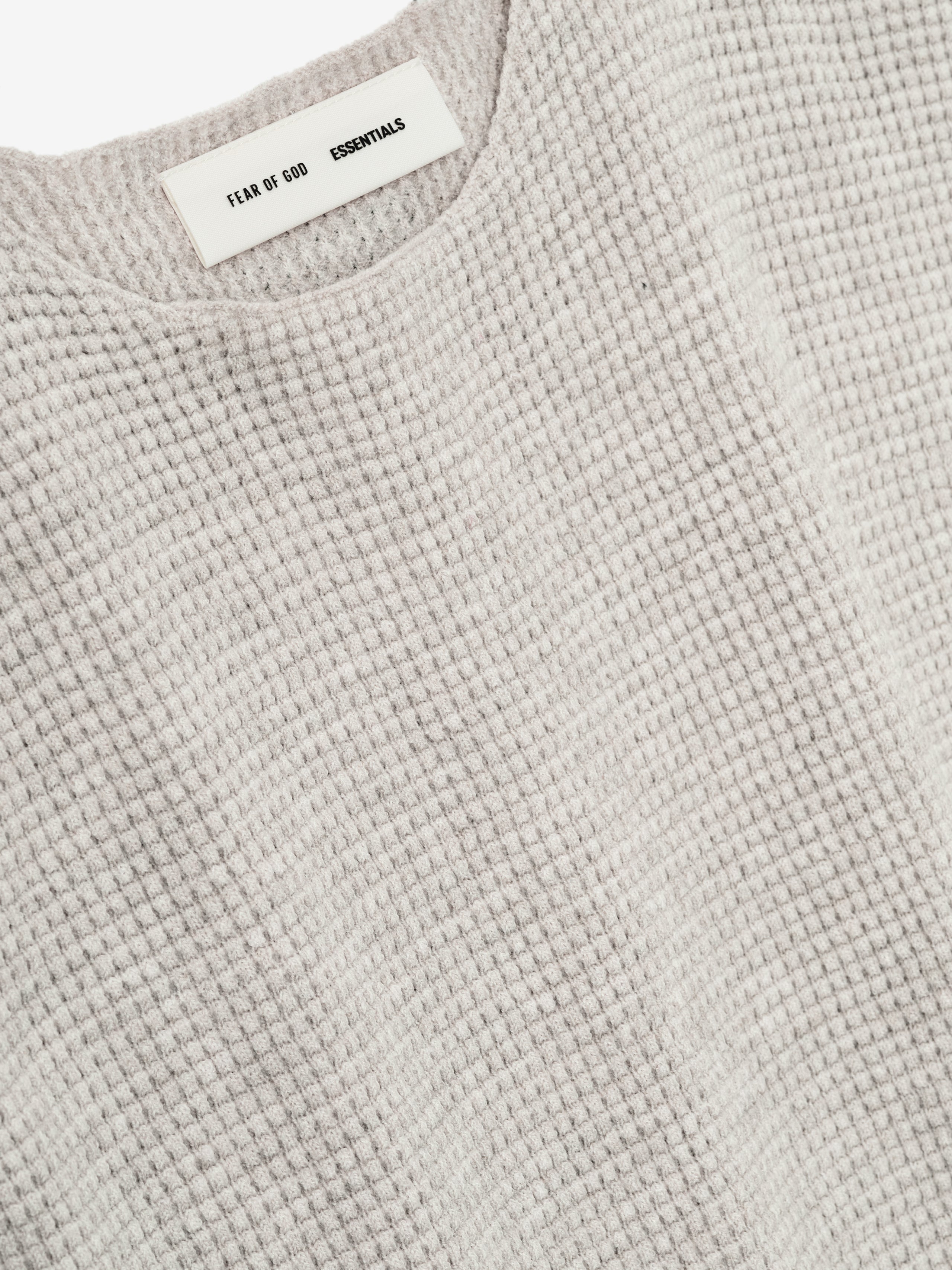 Waffle Short Sleeve Sweater