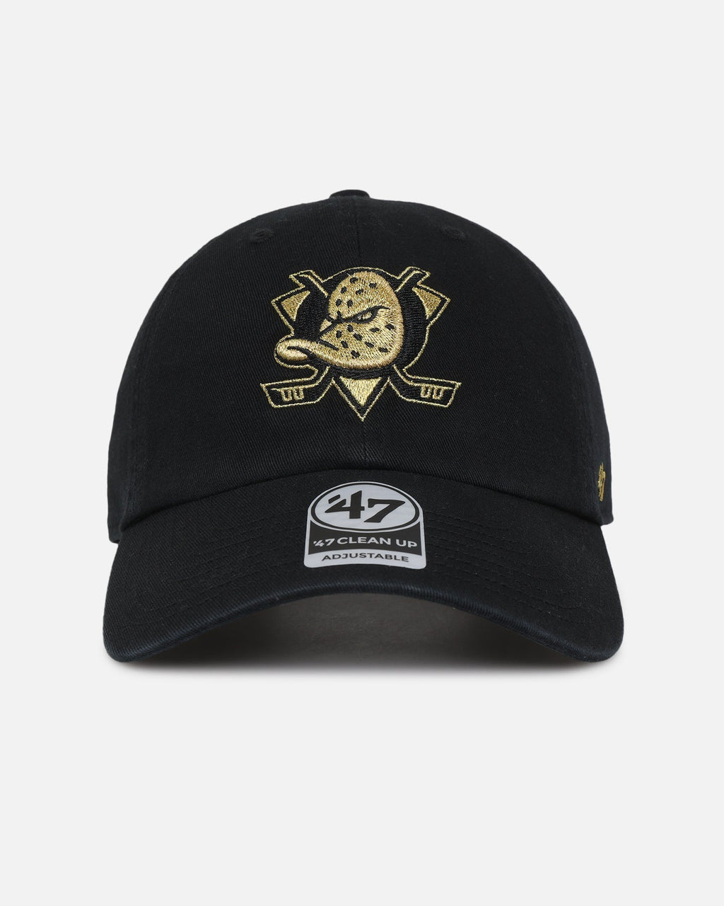 47 Brand Anaheim Ducks 'Metallic' 47 Clean Up Strapback Black/Gold