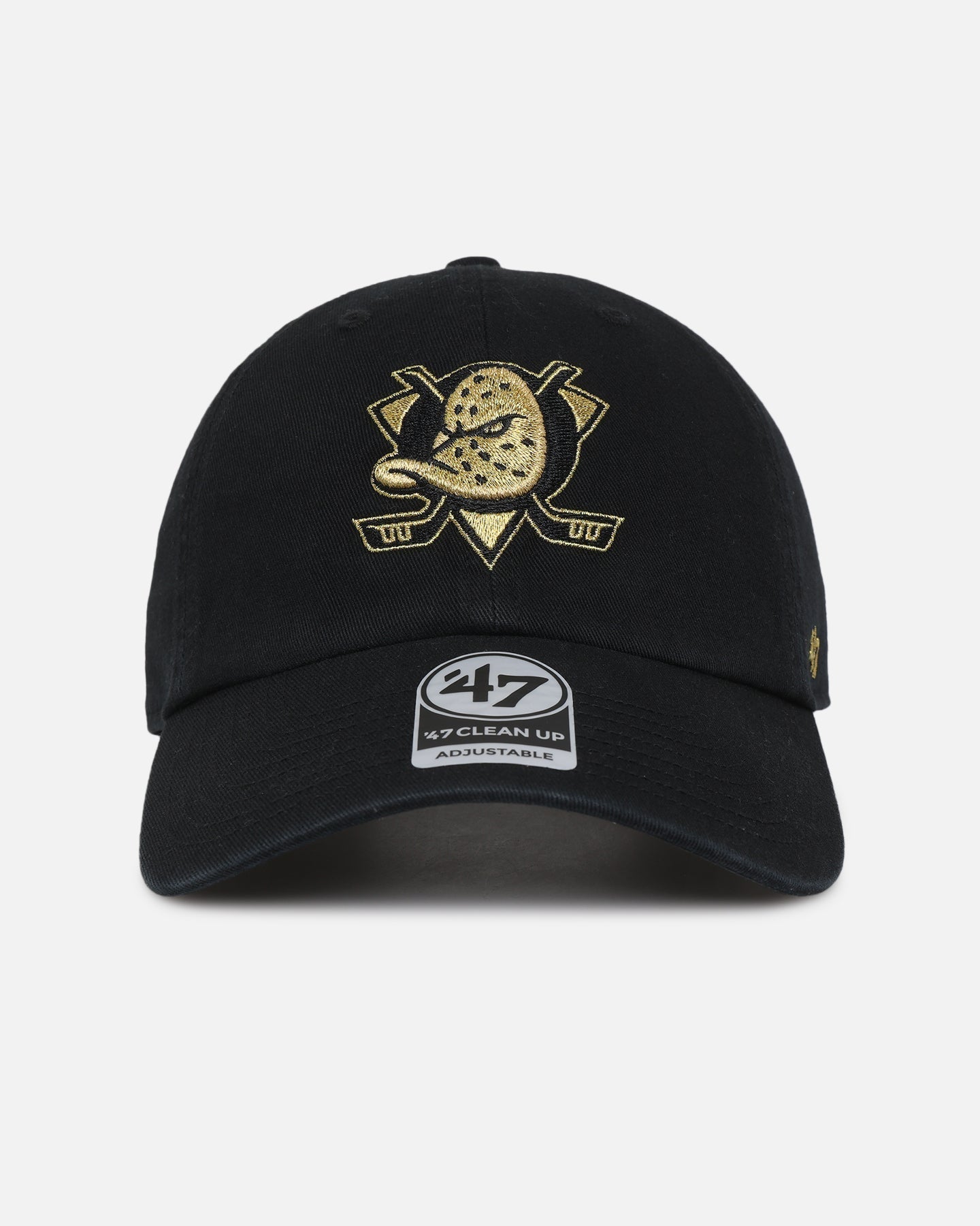 47 Brand Anaheim Ducks 'Metallic' 47 Clean Up Strapback Black/Gold