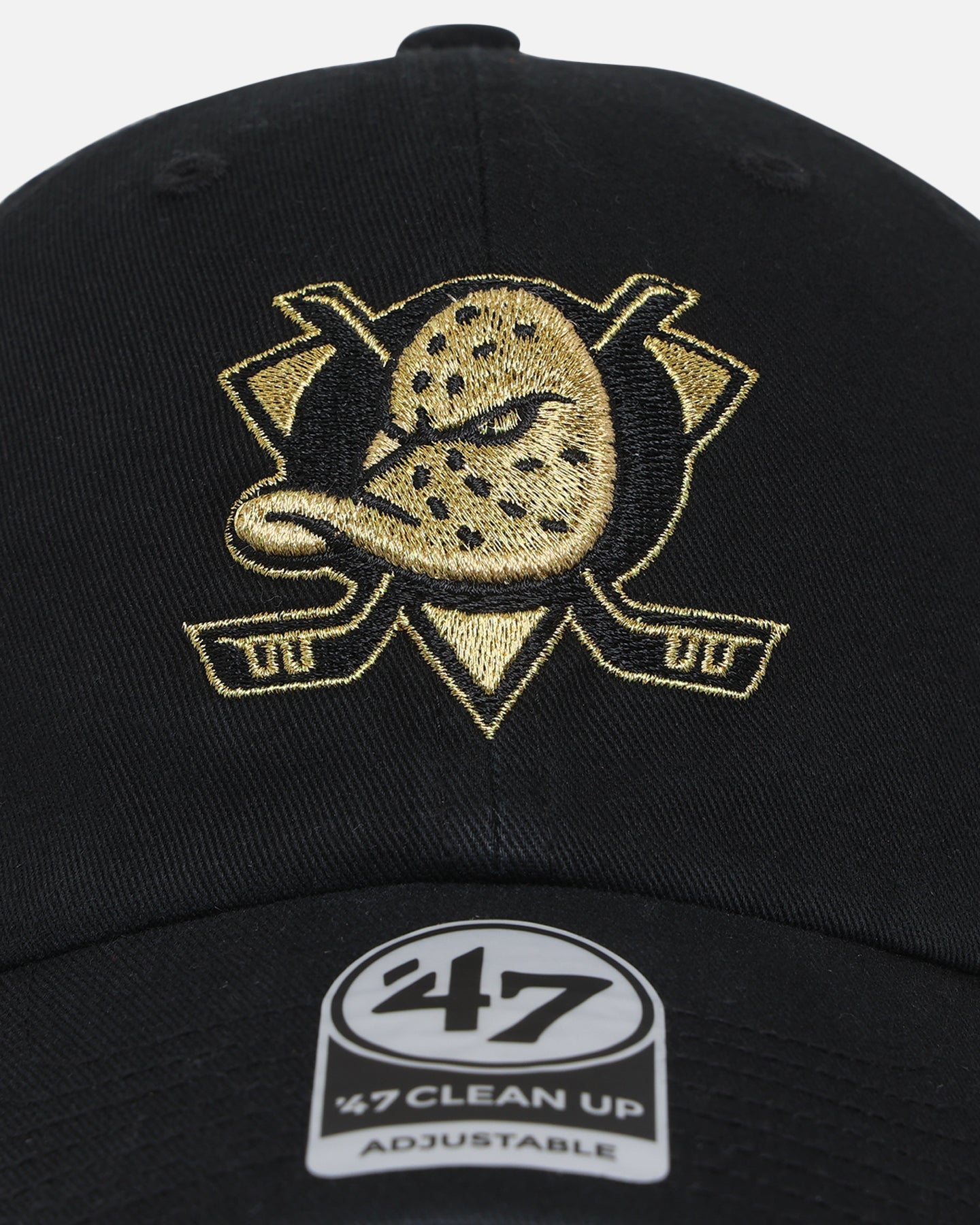 47 Brand Anaheim Ducks 'Metallic' 47 Clean Up Strapback Black/Gold