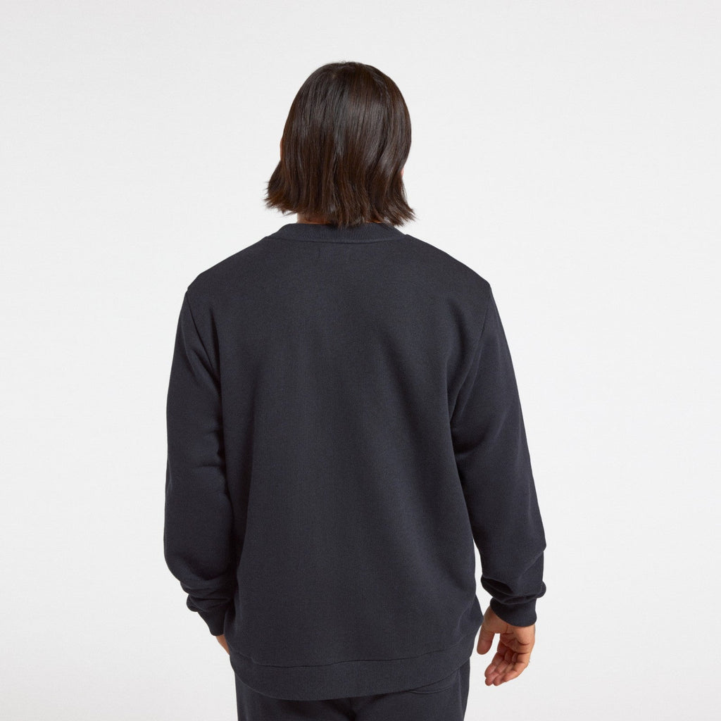 Men's Merino Blend Sweatshirt - True Black