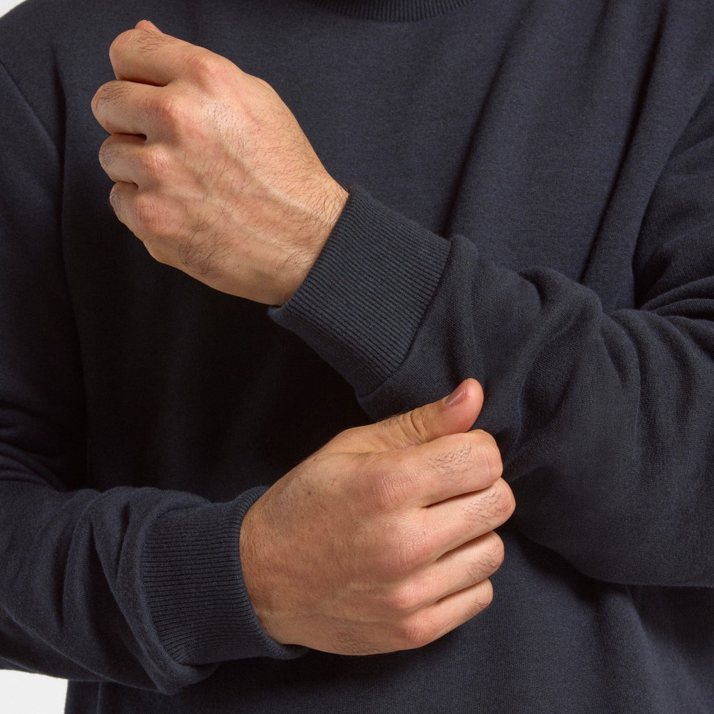 Men's Merino Blend Sweatshirt - True Black