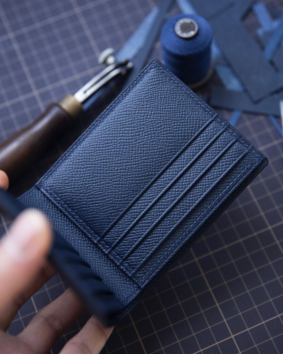 Bifold Basic Wallet - Blue Navy