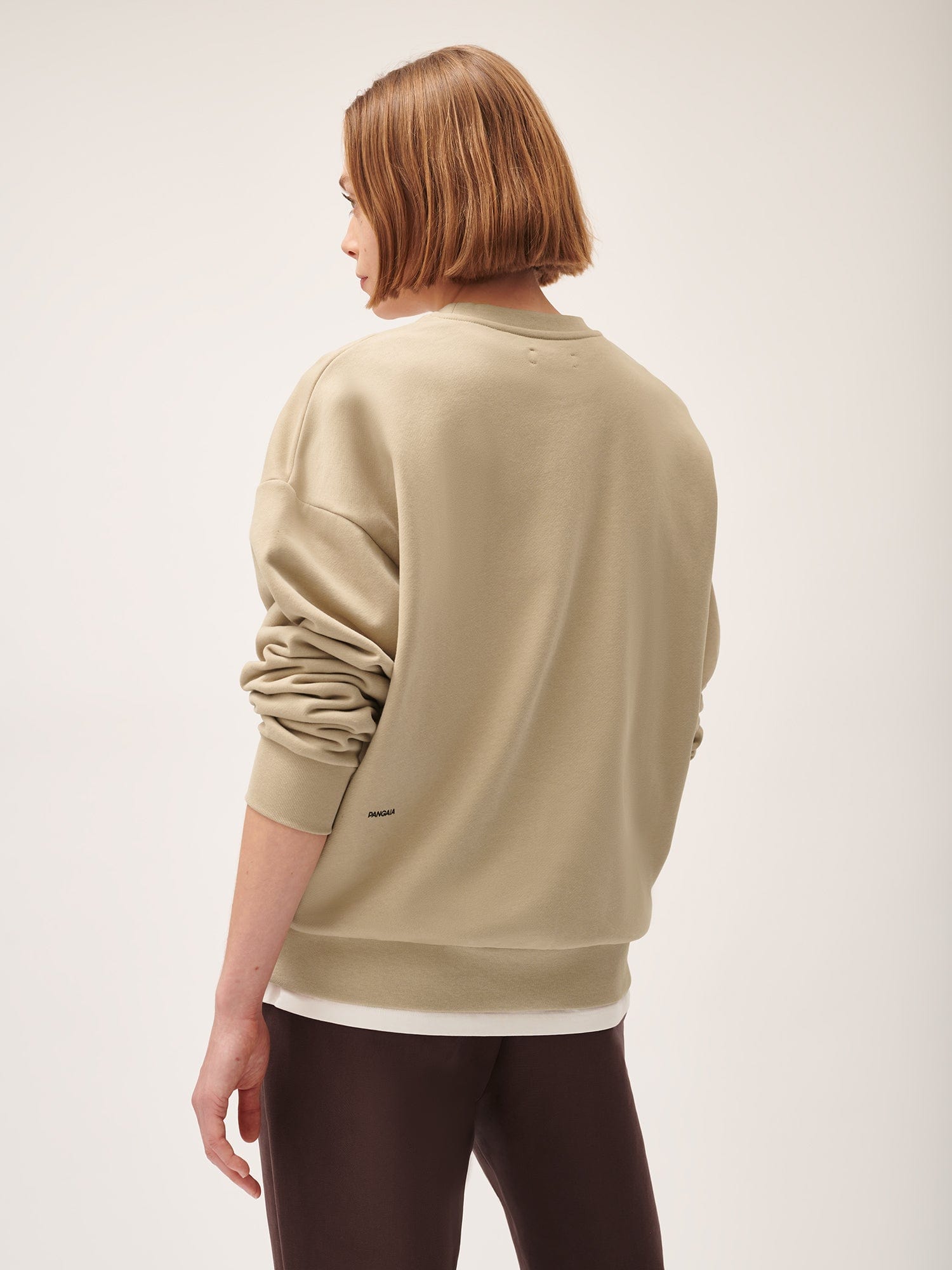 Womens 365 Midweight Sweatshirt—birch beige