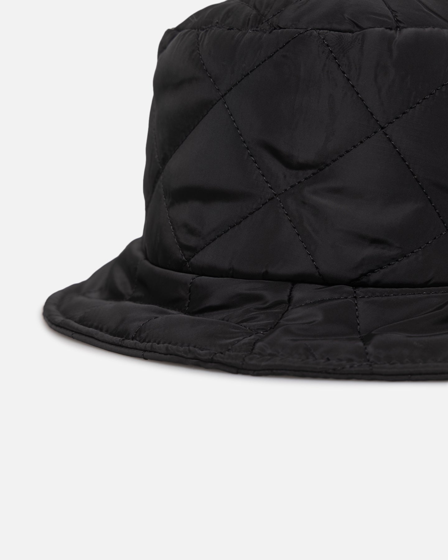 404 Quilted Bucket Hat Black