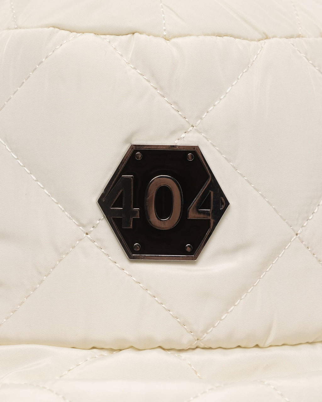 404 Quilted Bucket Hat Off White