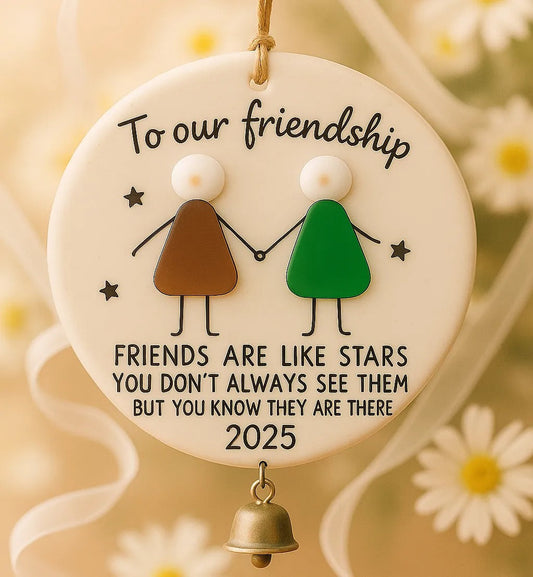 To Our Friendship Ornament with Charming Bell