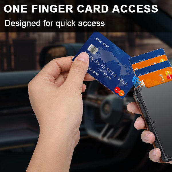 Mens Minimalist Wallet 13 Cards