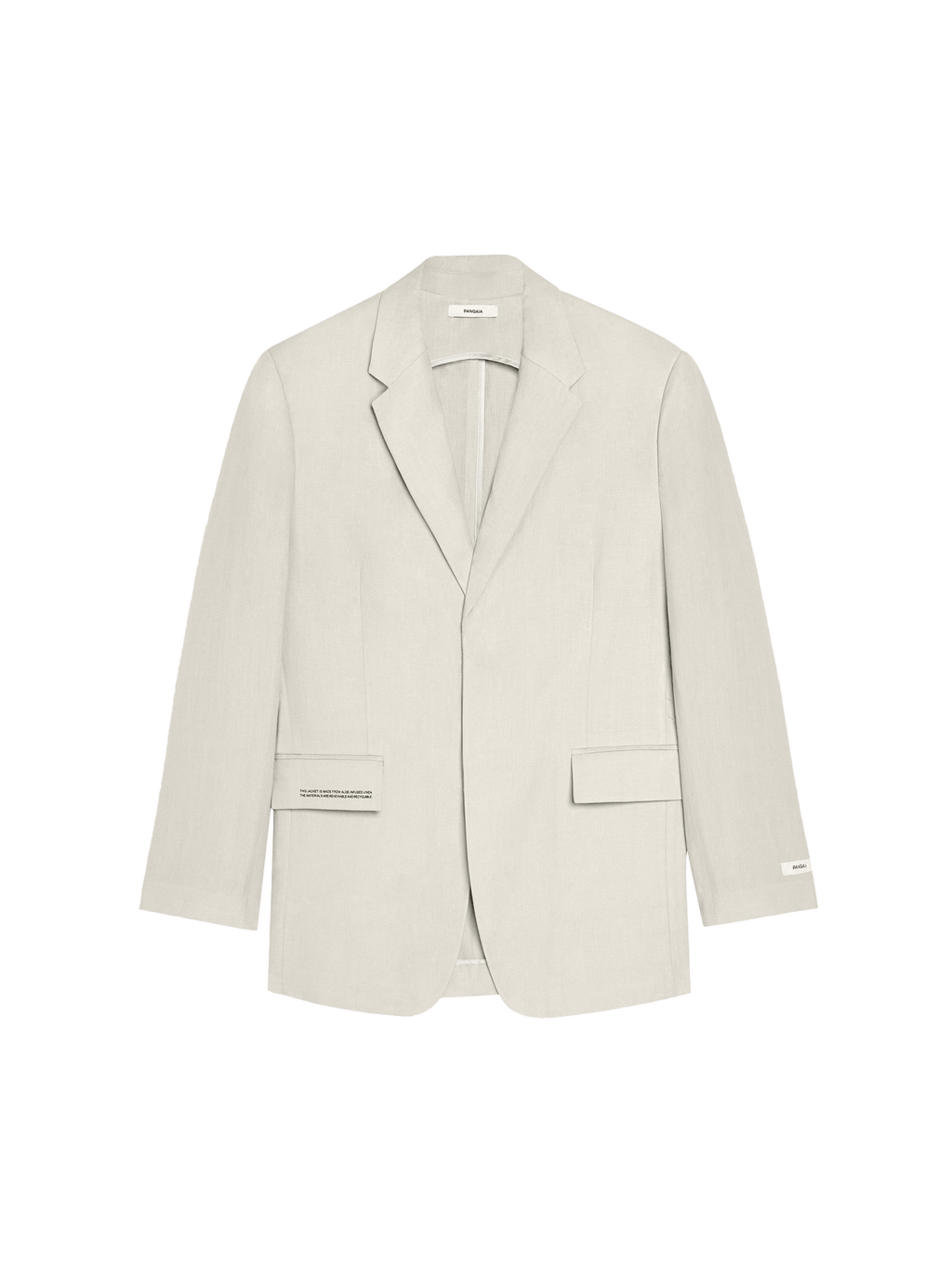 Aloe Linen Tailored Blazer—limestone