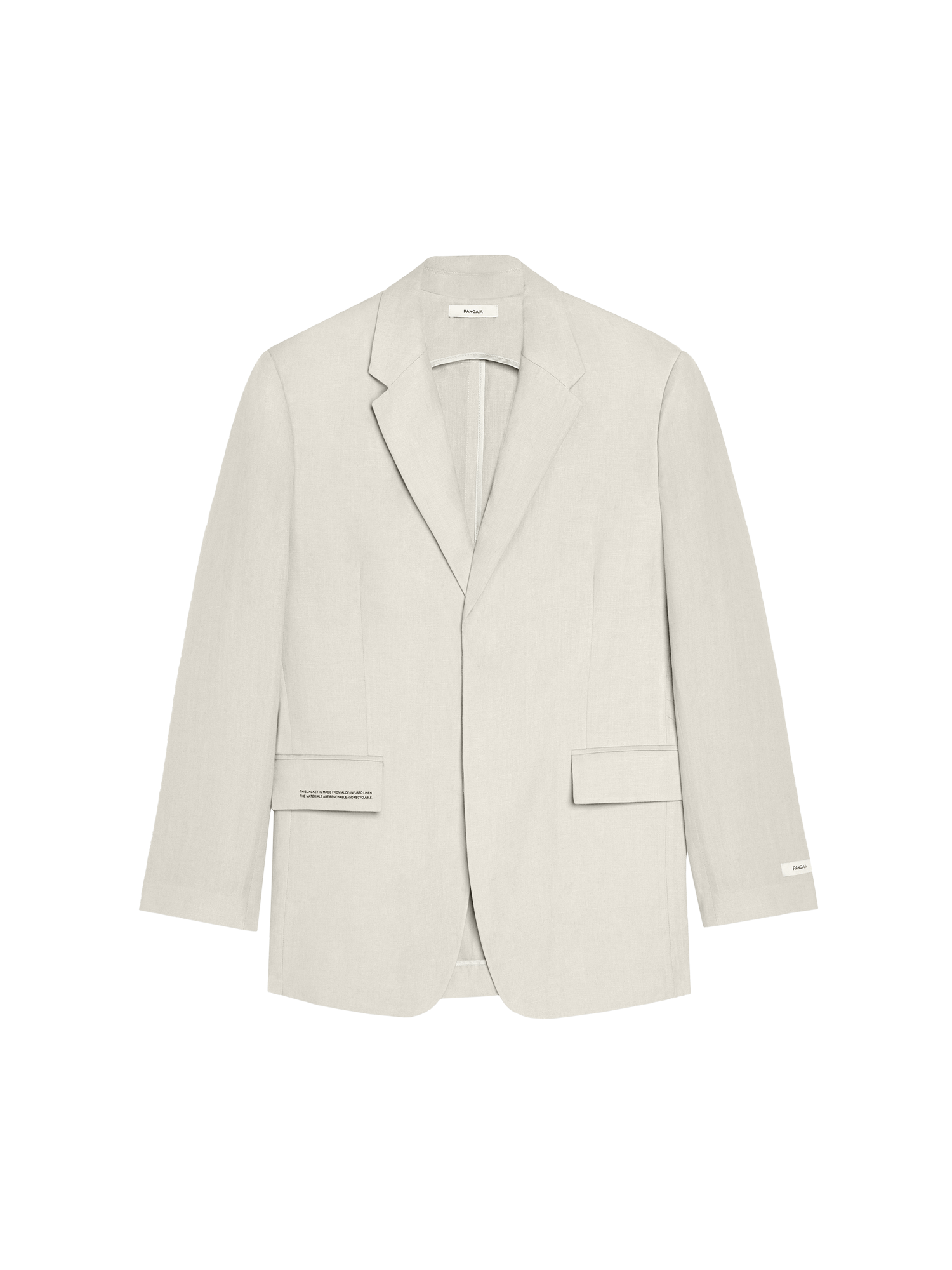 Aloe Linen Tailored Blazer—limestone