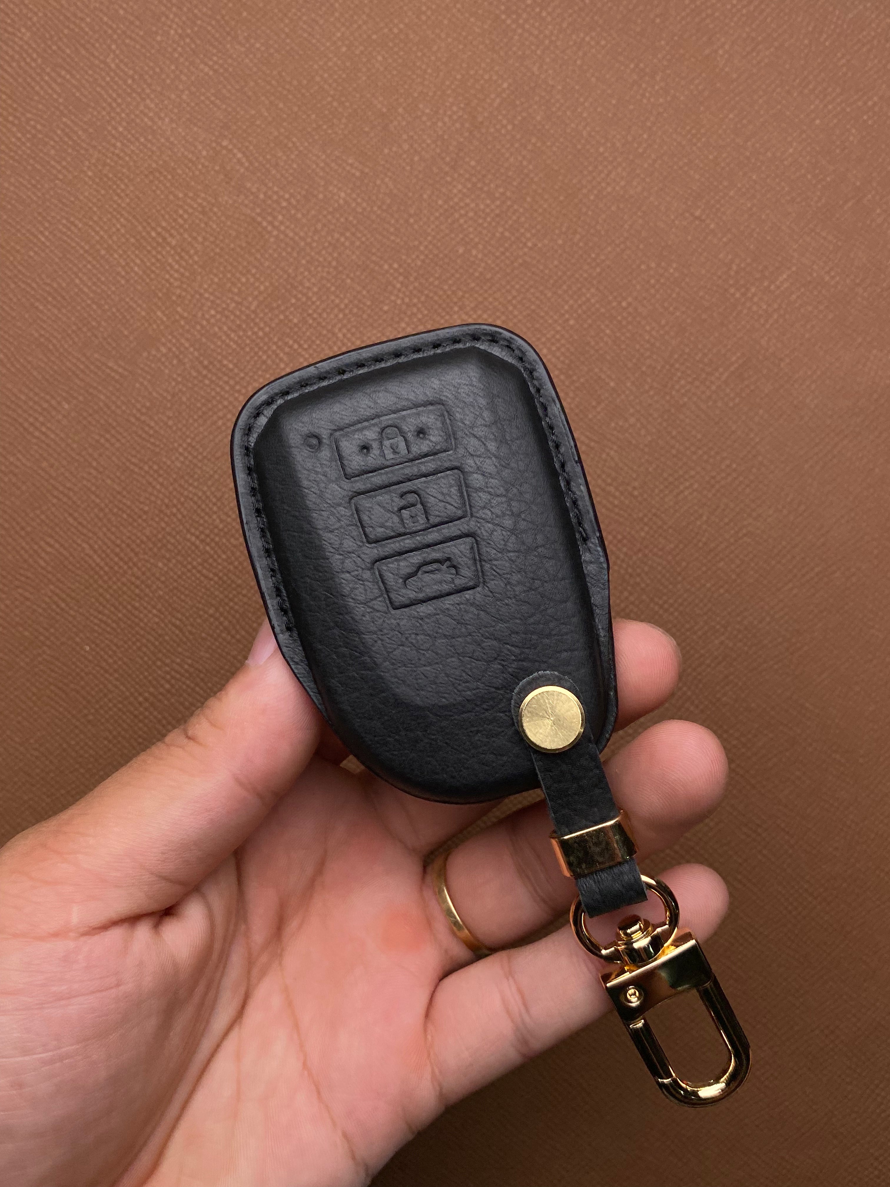 Leather Key Case for Toyota Yaris, Vios G (2019-2023) - TOA3