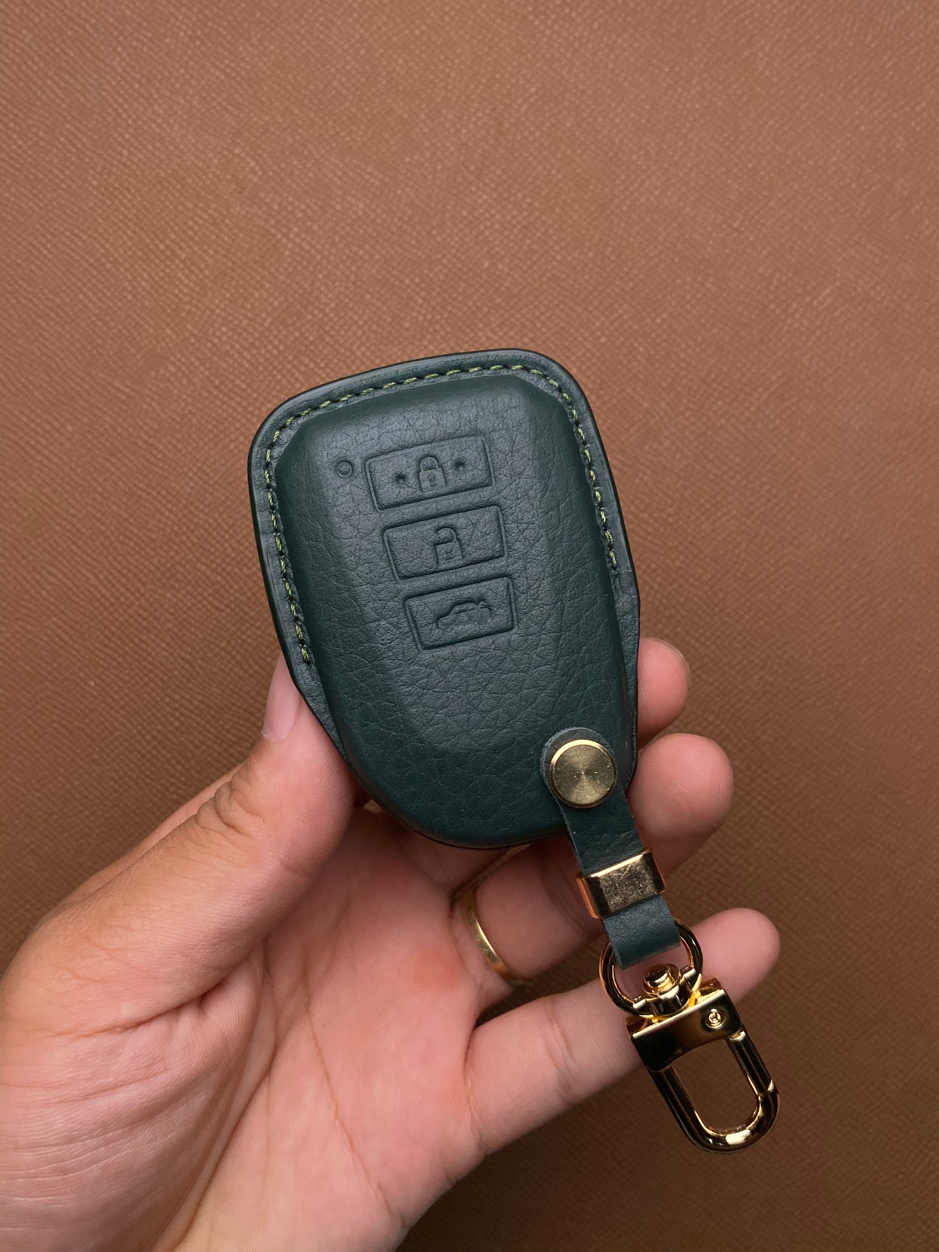 Leather Key Case for Toyota Yaris, Vios G (2019-2023) - TOA3