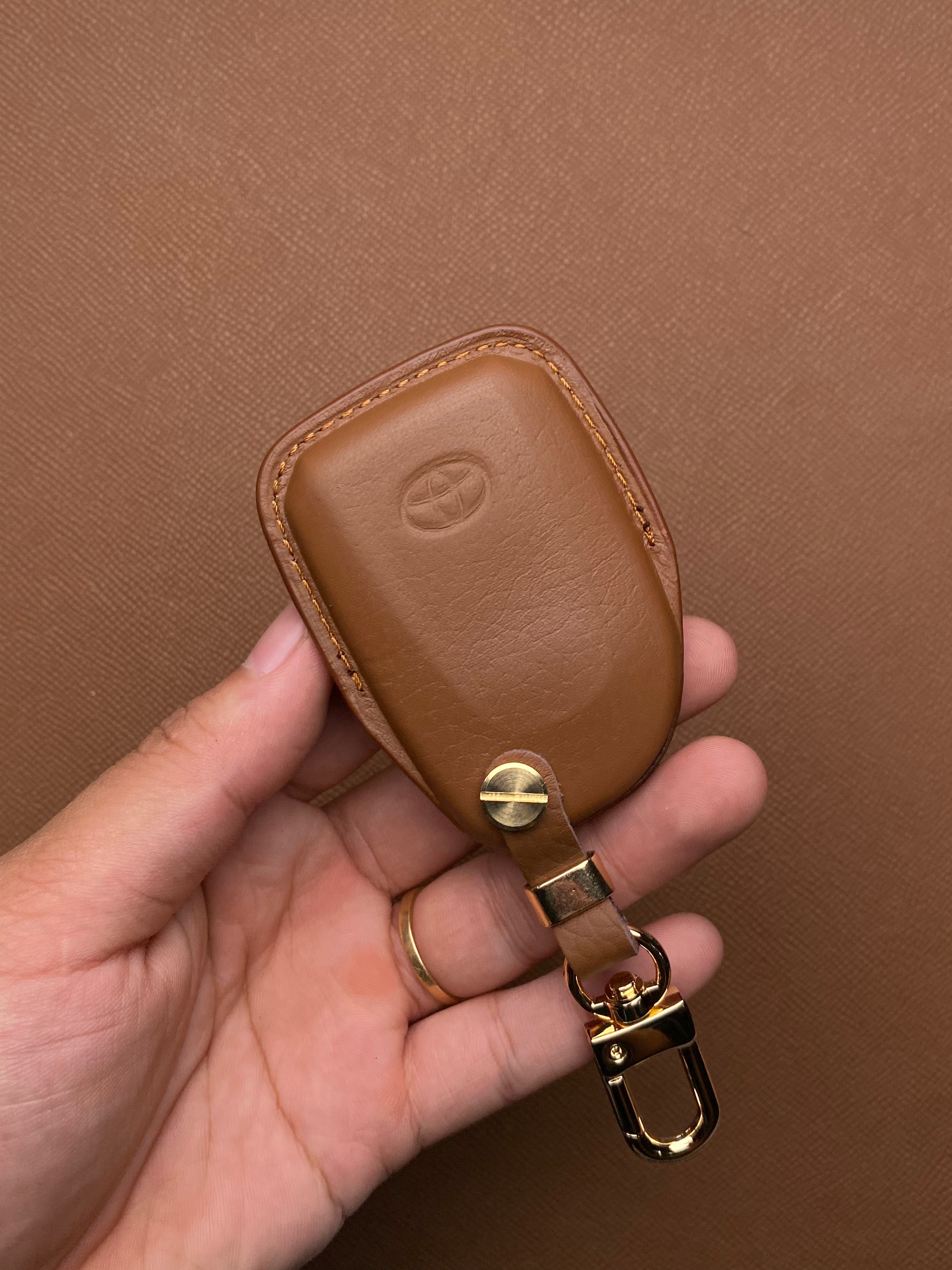 Leather Key Case for Toyota Yaris, Vios G (2019-2023) - TOA3