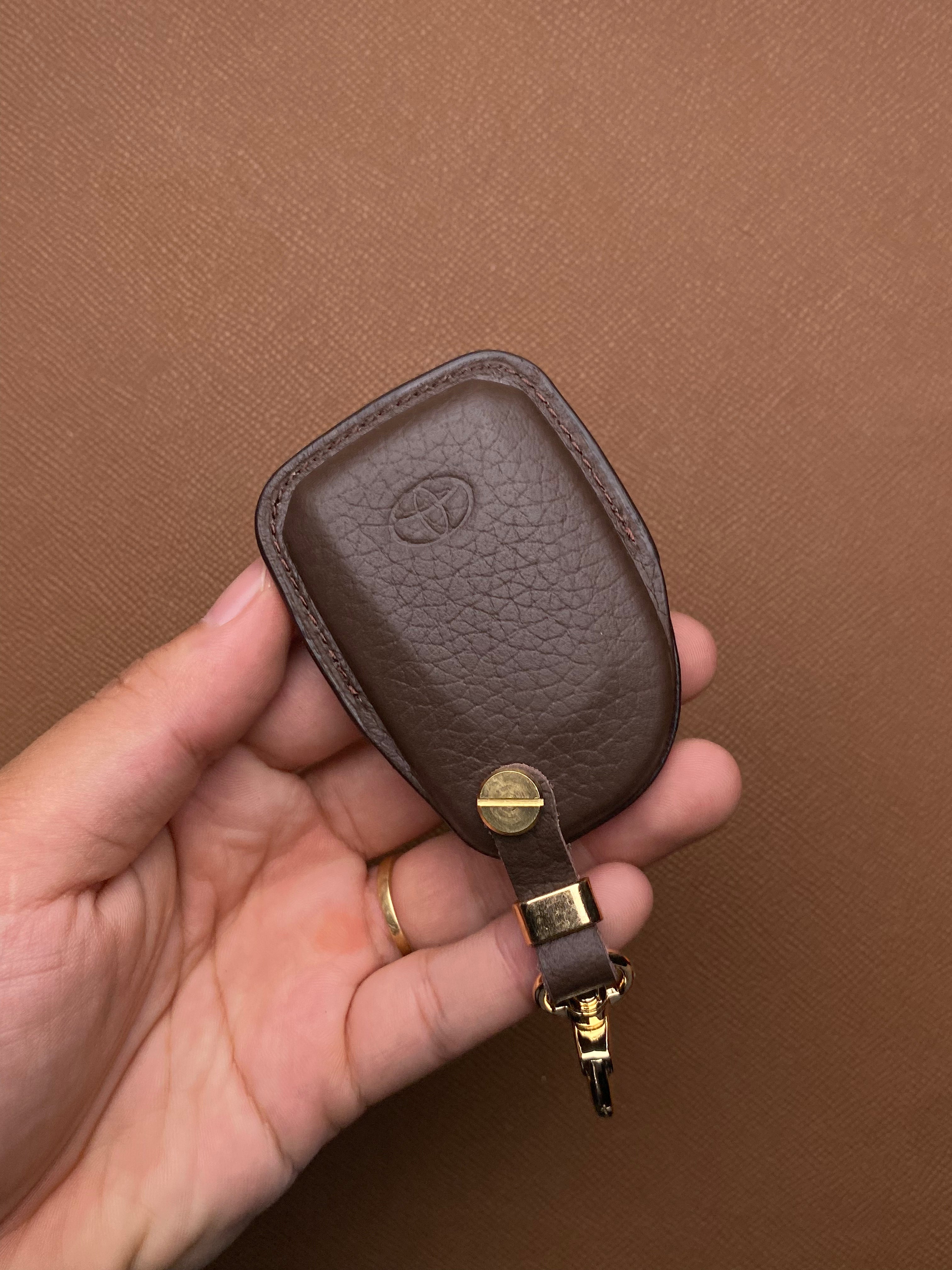 Leather Key Case for Toyota Yaris, Vios G (2019-2023) - TOA3