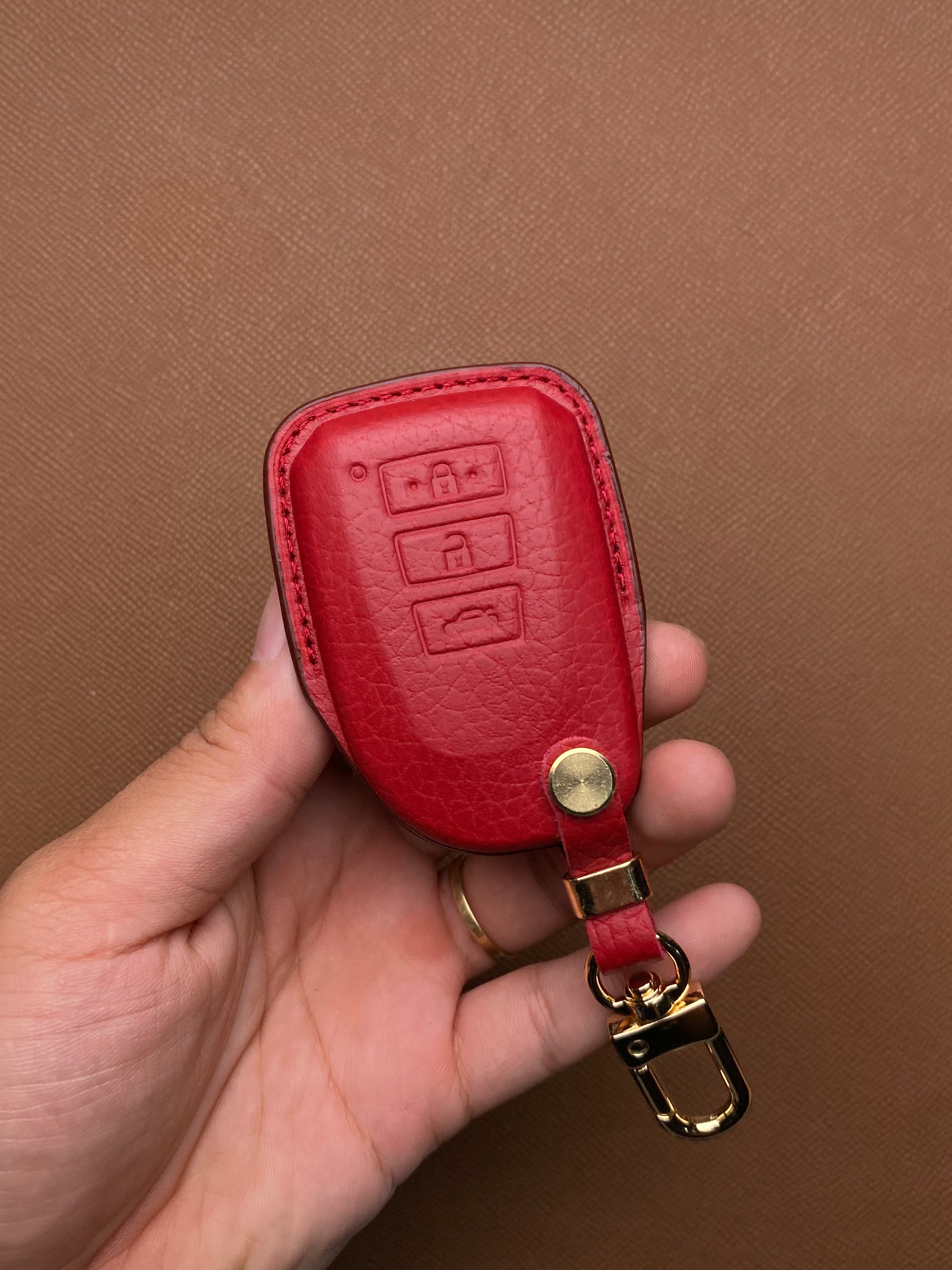 Leather Key Case for Toyota Yaris, Vios G (2019-2023) - TOA3