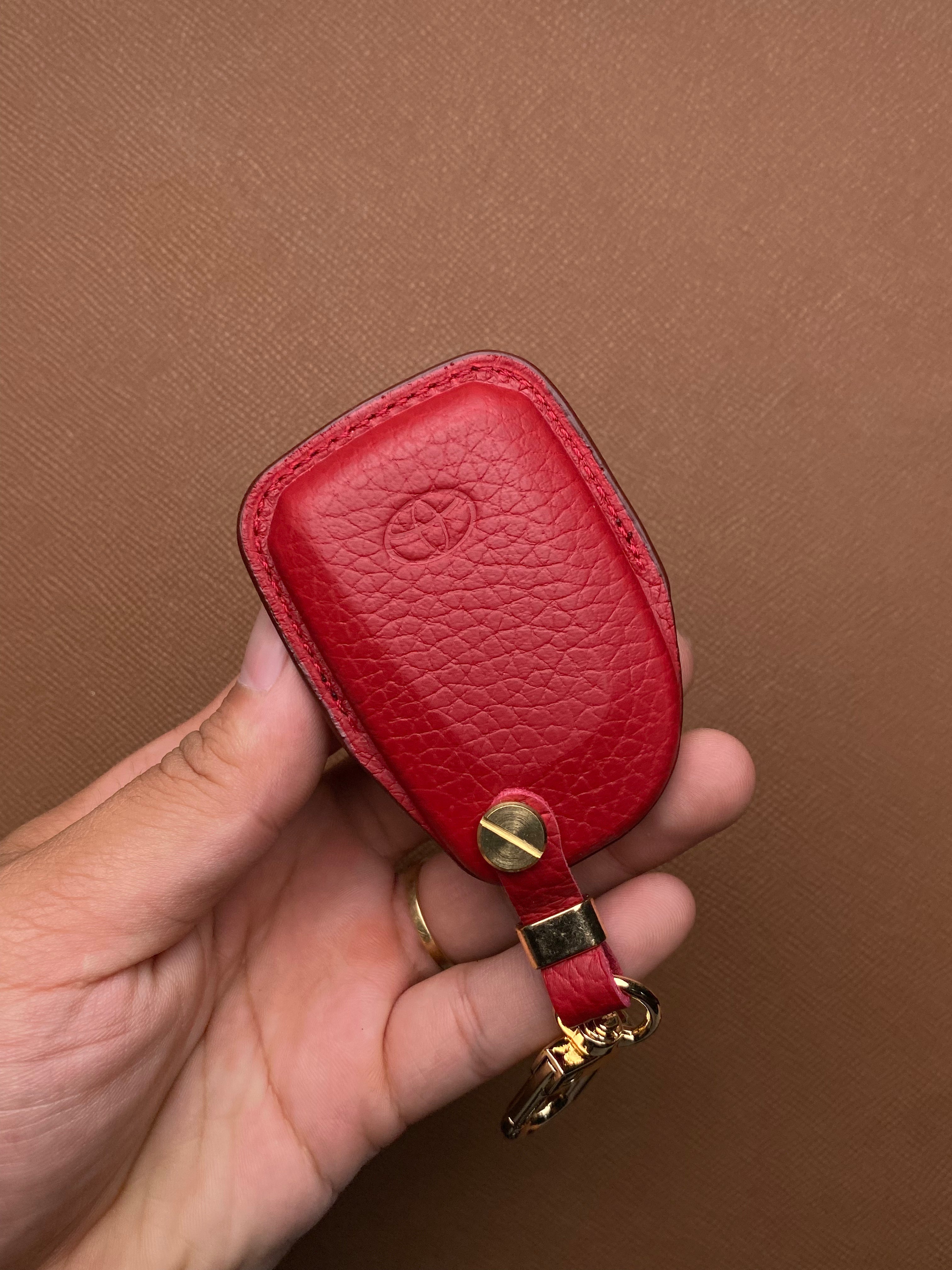 Leather Key Case for Toyota Yaris, Vios G (2019-2023) - TOA3