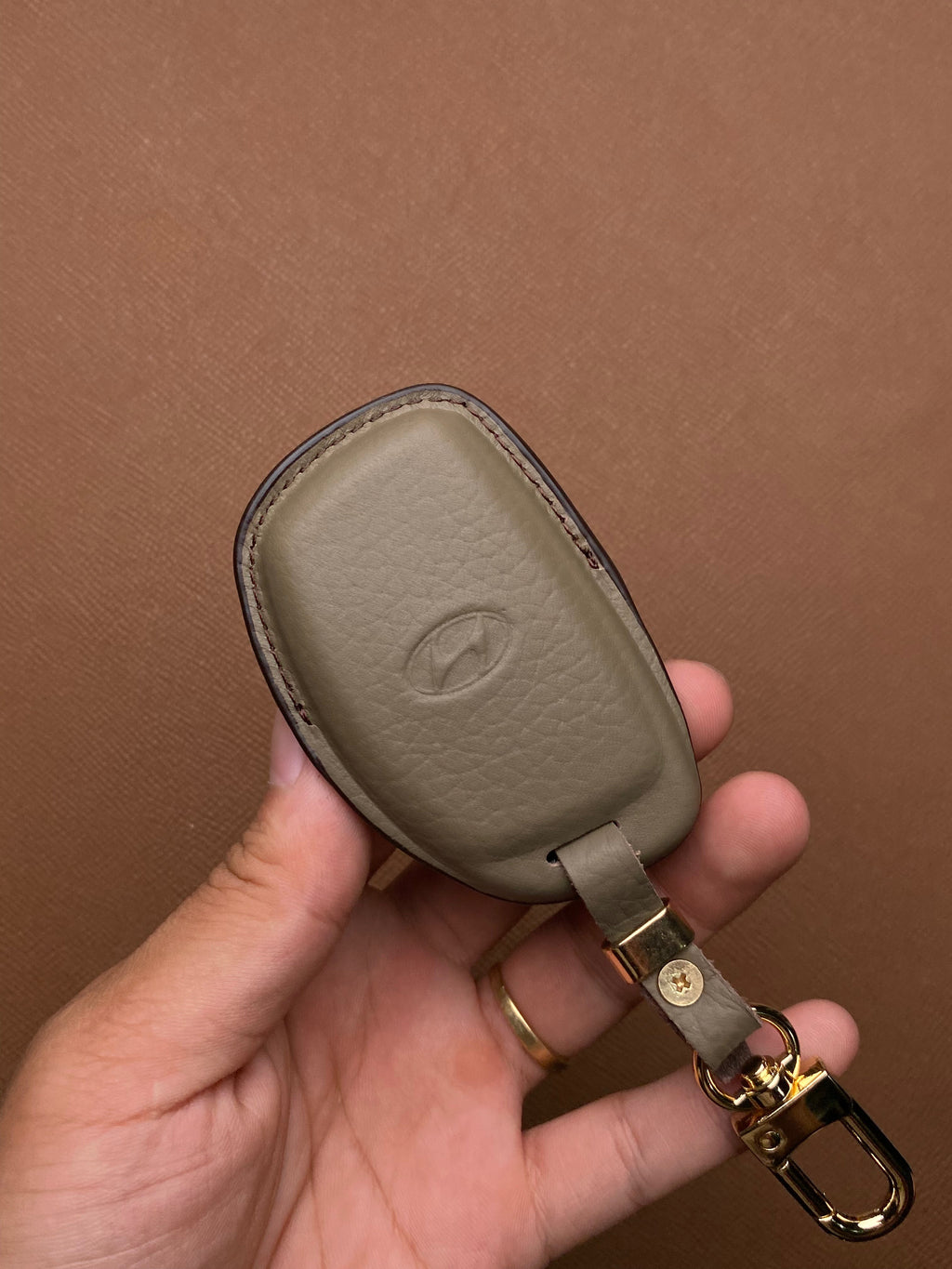 Leather Car Key Case for Hyundai CRETA, Stargazer (2022-2023) - HUYC4