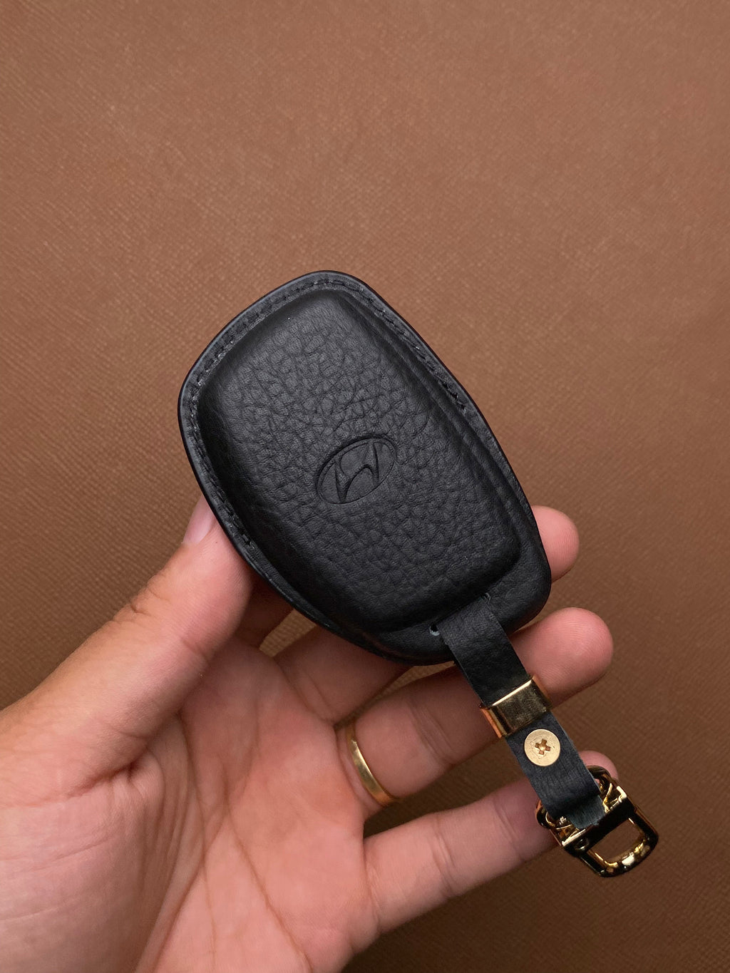 Leather Car Key Case for Hyundai CRETA, Stargazer (2022-2023) - HUYC4