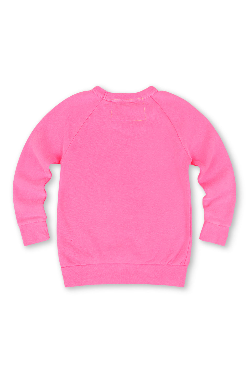 LOGO - KIDS CREW SWEATSHIRT NEON PINK