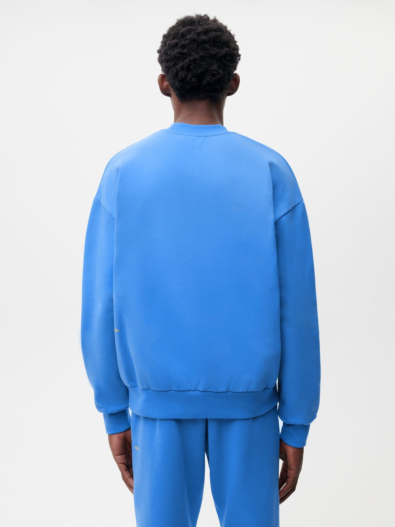 In Conversion Cotton Sweatshirt—water blue