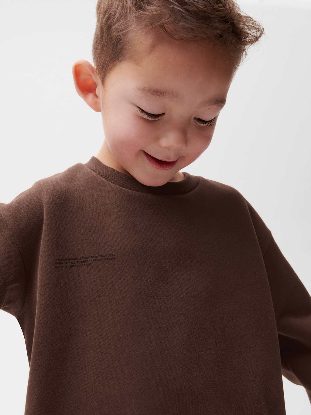 Kids' 365 Midweight Sweatshirt—chestnut brown