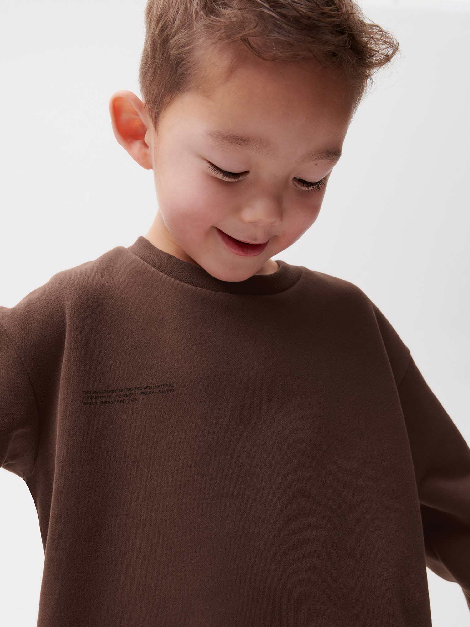 Kids' 365 Midweight Sweatshirt—chestnut brown