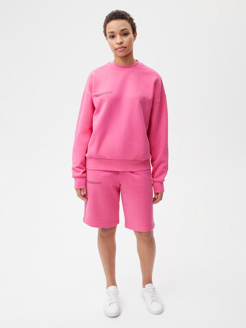 365 Midweight Long Shorts—flamingo pink