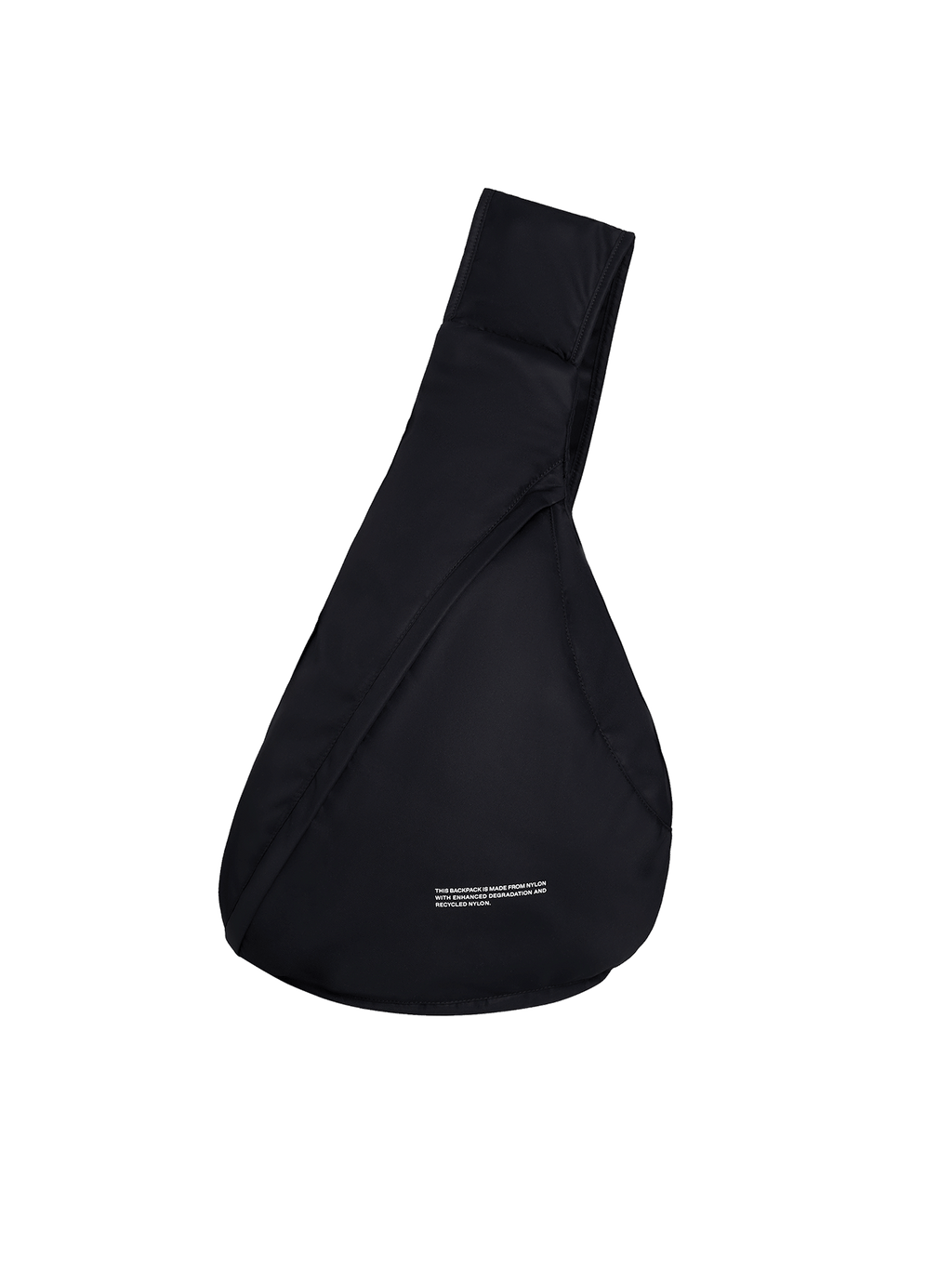 Enhanced Degradation Nylon Small Cross-Body Bag—black