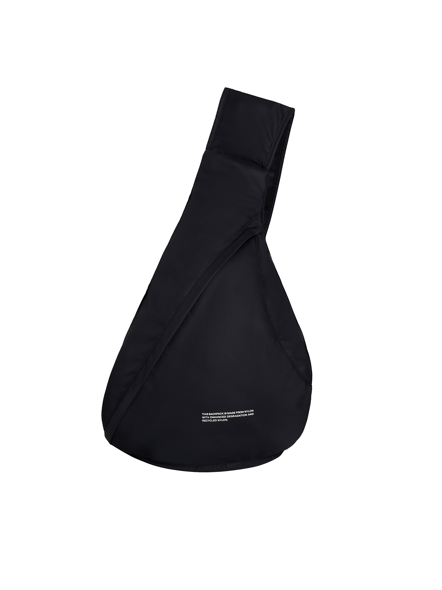 Enhanced Degradation Nylon Small Cross-Body Bag—black